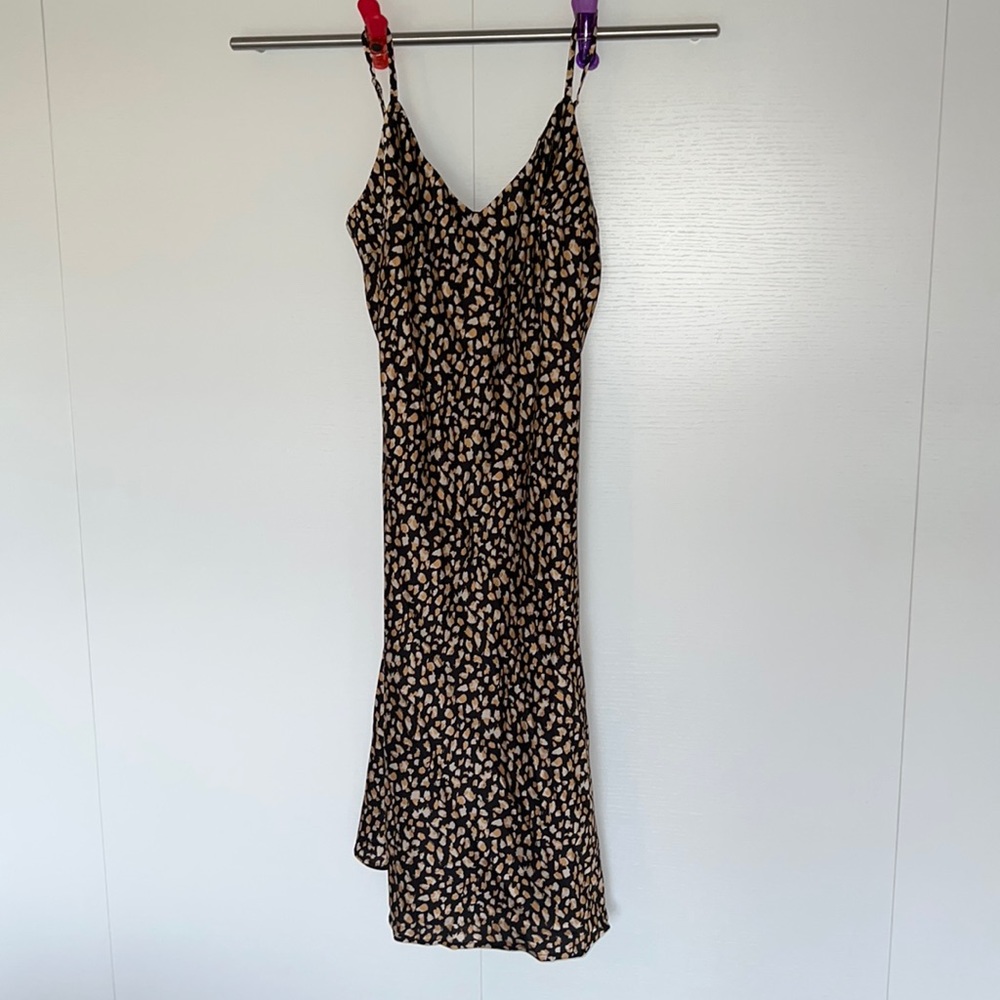 NWOT Satin Midi Dress